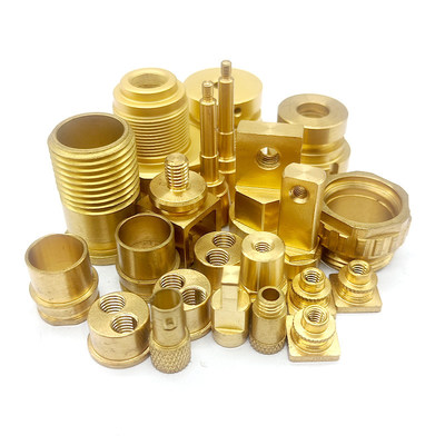 OEM CNC Precision Turned Components Anodizing Customized Brass CNC Turned Parts