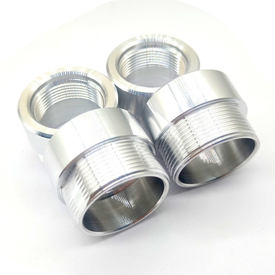 CNC Machined Aluminum Threaded Adjustment Ring Precision 39×29mm ISO9001 Standards