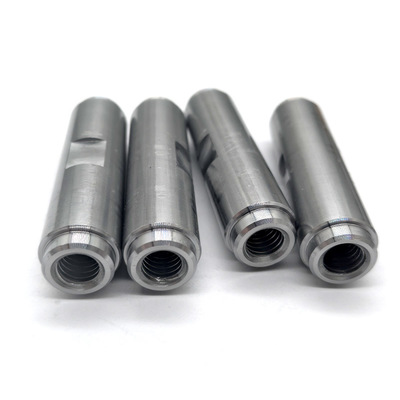 Custom CNC Carbon Steel Parts threaded blind hole sleeve Non Standard
