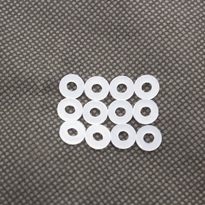 qualité  Micro CNC Machining Nylon Parts White Nylon Washers Multi Purpose Customized usine