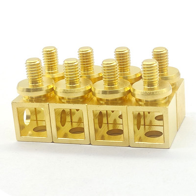 0.01mm-0.005mm Tolerance Custom CNC Turned Parts Brass Precision Turned Components